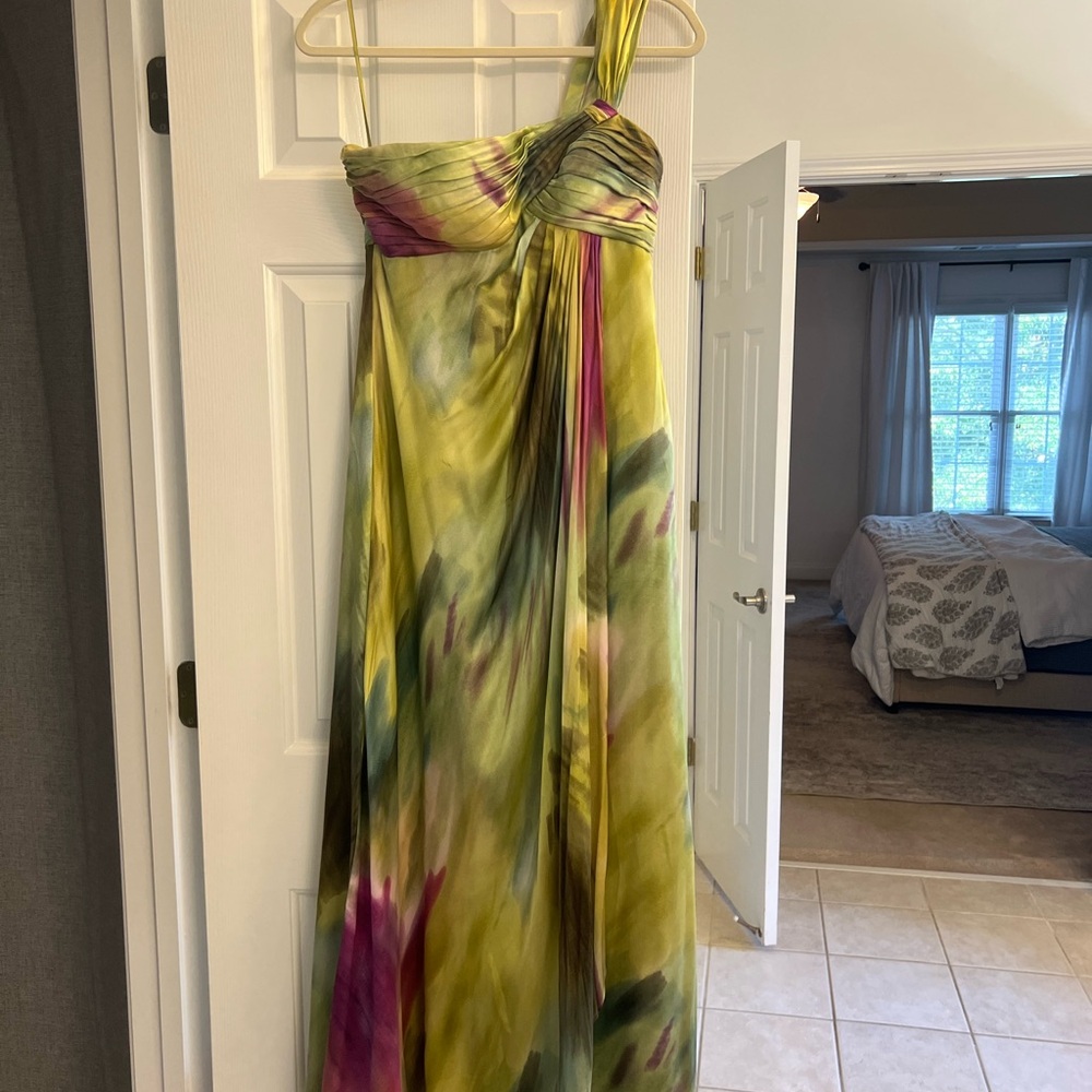 Teri Jon Multicolor Evening Gown